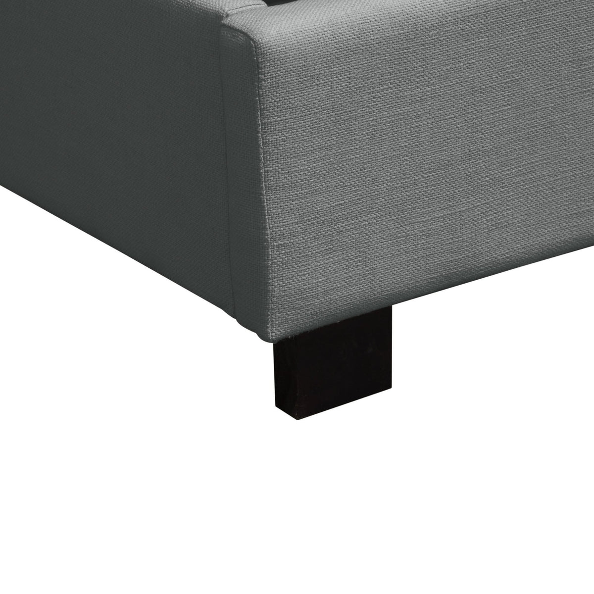 Park Avenue Grey Eastern King Tufted Bed by Diamond Sofa at Eve Furniture