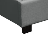 Park Avenue Grey Eastern King Tufted Bed by Diamond Sofa at Eve Furniture