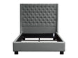 Park Avenue Grey Eastern King Tufted Bed by Diamond Sofa at Eve Furniture