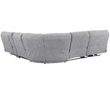 Park City 6-Piece Dual Power Reclining Sectional by Steve Silver at Eve Furniture