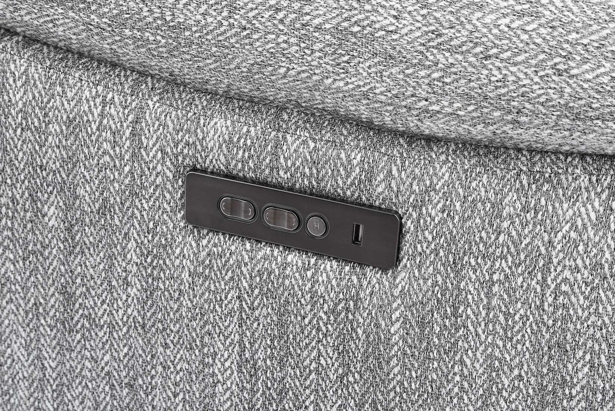 Park City 6-Piece Dual Power Reclining Sectional by Steve Silver at Eve Furniture