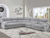 Park City 6-Piece Dual Power Reclining Sectional by Steve Silver at Eve Furniture
