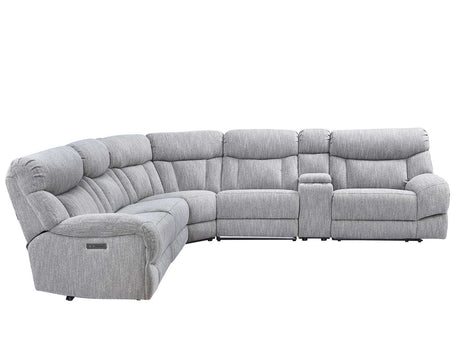 Park City 6-Piece Dual Power Reclining Sectional by Steve Silver at Eve Furniture