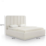 Parker Chenille Bed by TOV Furniture at Eve Furniture