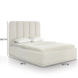 Parker Chenille Bed by TOV Furniture at Eve Furniture