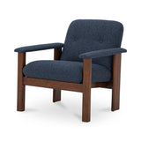 Parker Dark Blue Lounge Chair by MOES at Eve Furniture