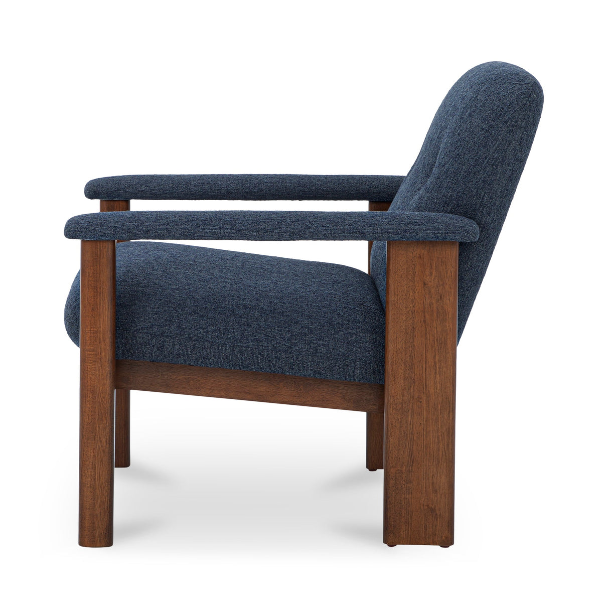 Parker Dark Blue Lounge Chair by MOES at Eve Furniture