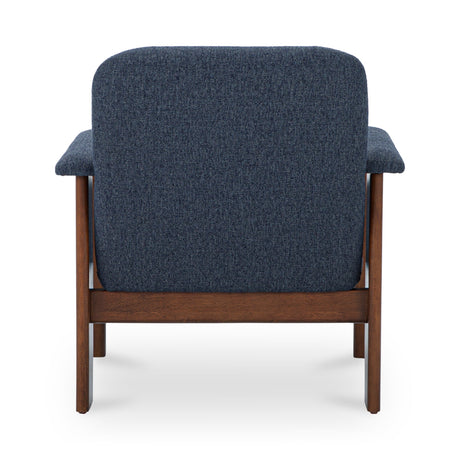 Parker Dark Blue Lounge Chair by MOES at Eve Furniture