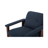 Parker Dark Blue Lounge Chair by MOES at Eve Furniture