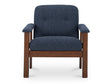 Parker Dark Blue Lounge Chair by MOES at Eve Furniture