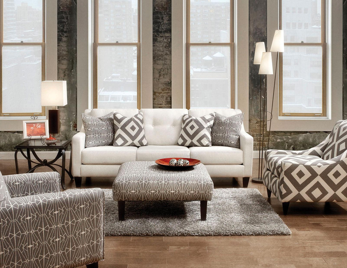 Parker Gray/Pattern Chair by Furniture of America at Eve Furniture