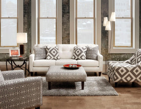 Parker Gray/Pattern Chair by Furniture of America at Eve Furniture