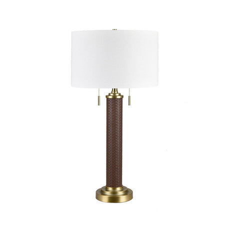 Parkhurst Brown/Gold Table Lamp by Crestview at Eve Furniture