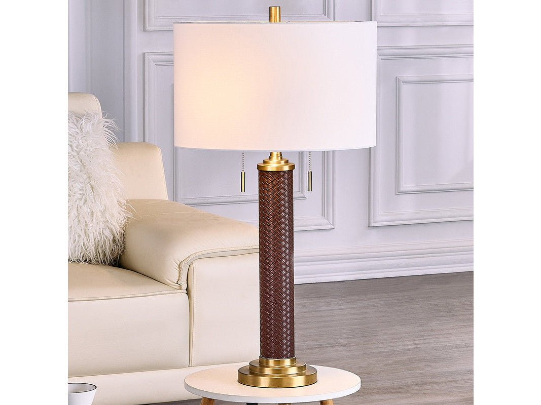 Parkhurst Brown/Gold Table Lamp by Crestview at Eve Furniture