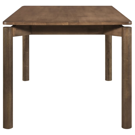 Parkridge Natural Walnut 5-Piece 59-inch Wood Dining Room Set by Coaster at Eve Furniture