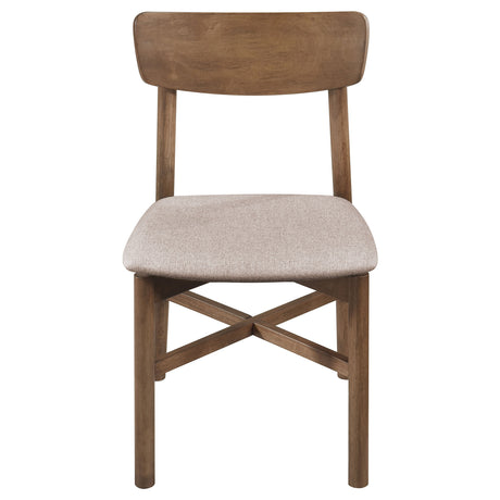 Parkridge Natural Walnut 5-Piece 59-inch Wood Dining Room Set by Coaster at Eve Furniture