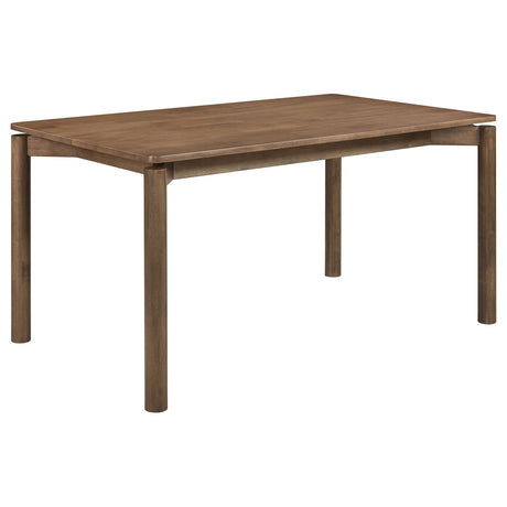 Parkridge Natural Walnut 7-Piece 59-inch Wood Dining Room Set by Coaster at Eve Furniture