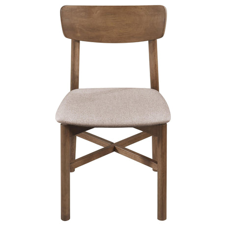 Parkridge Natural Walnut Dining Side Chair, Set of 2 by Coaster at Eve Furniture