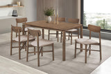 Parkridge Natural Walnut Rectangular Dining Table by Coaster at Eve Furniture