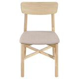 Parkridge White Washed Dining Side Chair, Set of 2 by Coaster at Eve Furniture