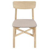 Parkridge White Washed Dining Side Chair, Set of 2 by Coaster at Eve Furniture