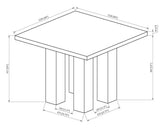Parkside Dove Counter Height Dining Set by Crown Mark at Eve Furniture