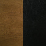 Parkwood Honey Brown/Black 5-Piece Dining Set with Square Table and Slat Back Side Chairs by Coaster at Eve Furniture