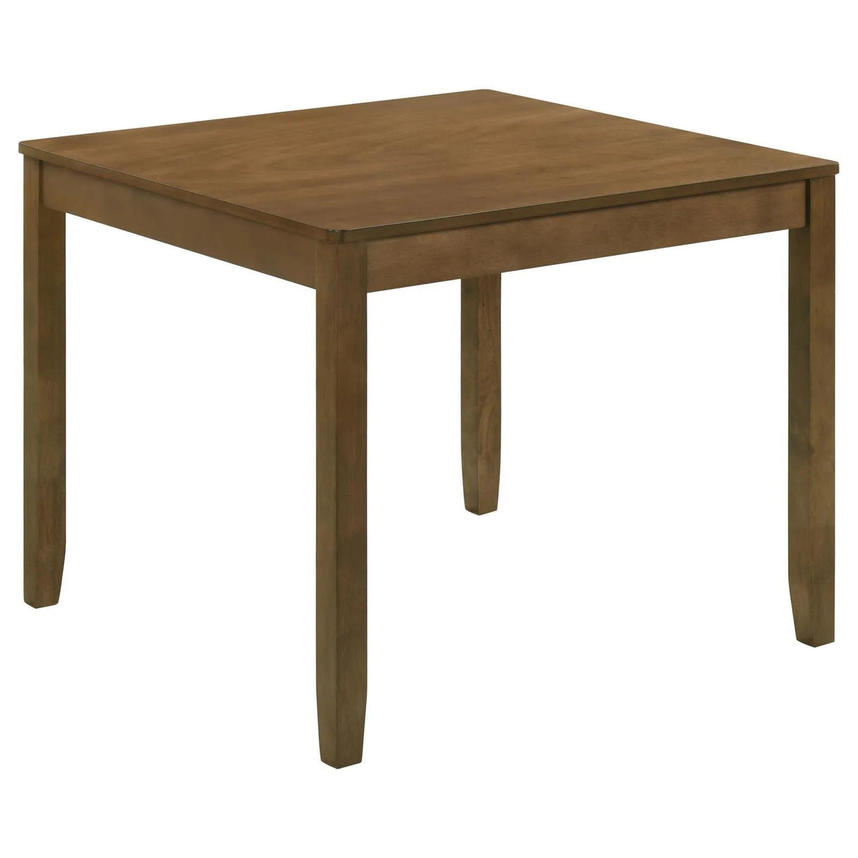 Parkwood Honey Brown/Black 5-Piece Dining Set with Square Table and Slat Back Side Chairs by Coaster at Eve Furniture