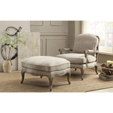 Parlier Show Wood Ottoman by Homelegance at Eve Furniture