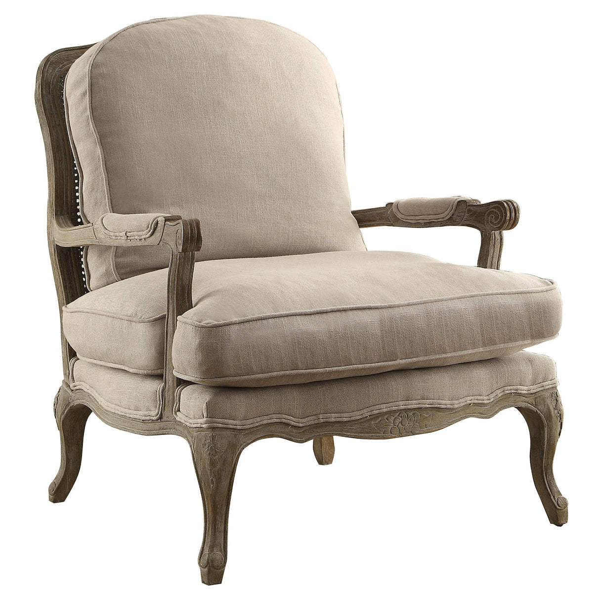 Parlier Show Wood Ottoman by Homelegance at Eve Furniture