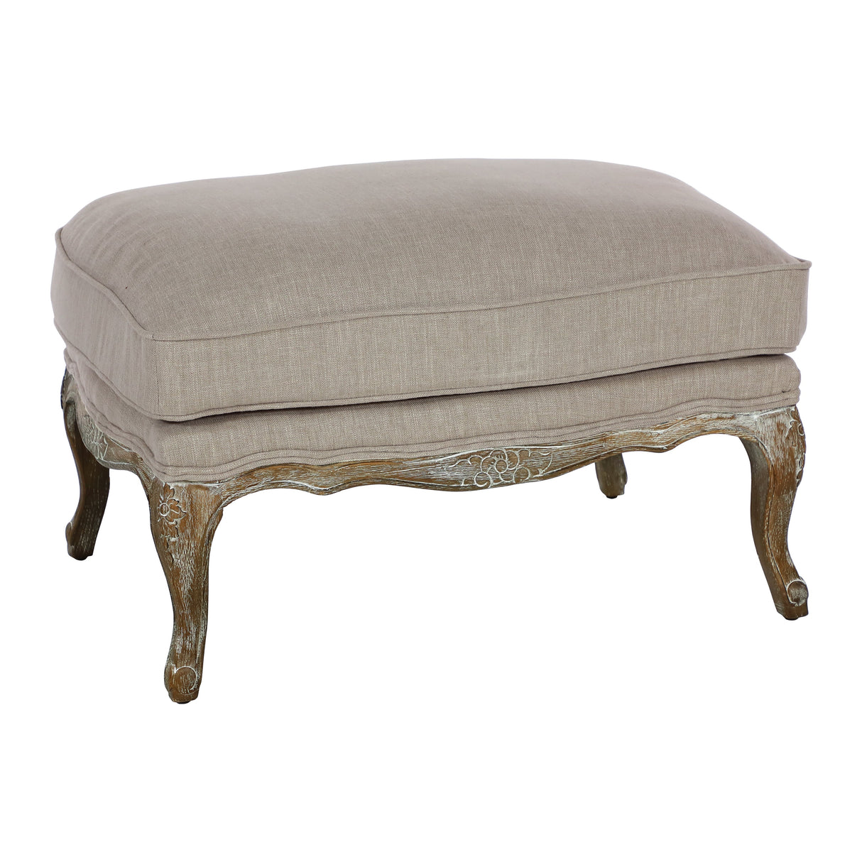 Parlier Show Wood Ottoman by Homelegance at Eve Furniture