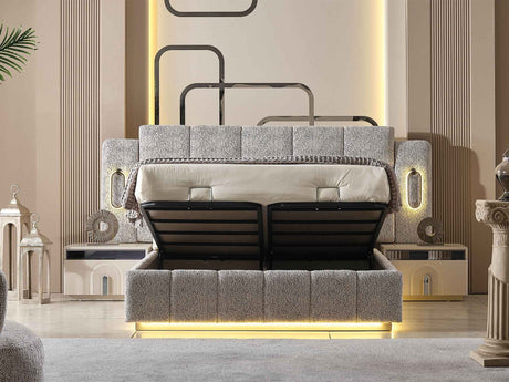 Parma Bed Frame With Headboard by Furnia at Eve Furniture