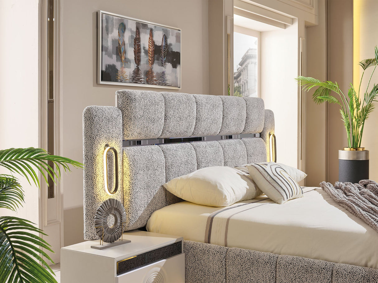 Parma Bed Frame With Headboard by Furnia at Eve Furniture