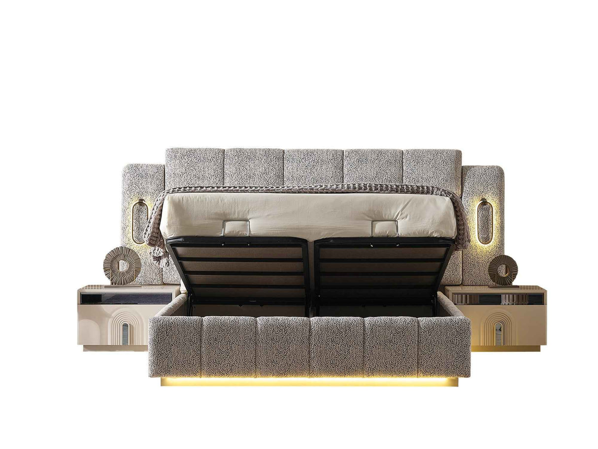 Parma Bed Frame With Headboard by Furnia at Eve Furniture