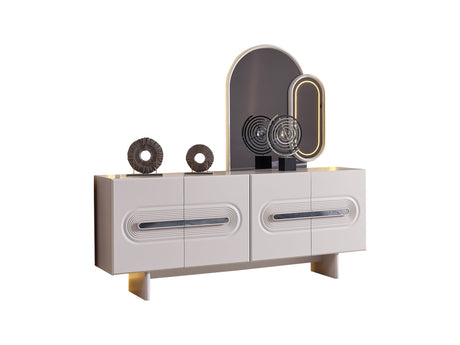 Parma Console With Mirror by Furnia at Eve Furniture