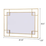Paros Gold Mirror by New Era Innovations at Eve Furniture