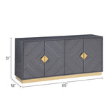 Paros Grey Console Table by New Era Innovations at Eve Furniture