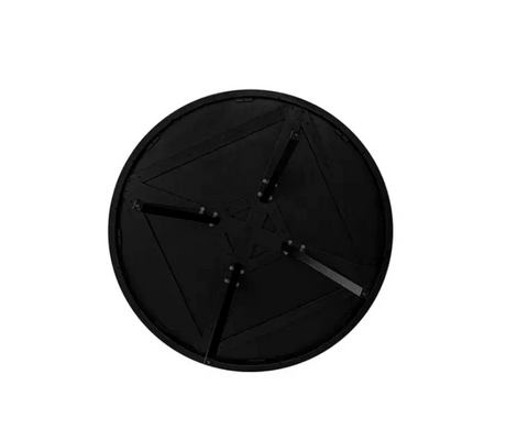 Parq 60 Inch Round Dining Table Black by Moe's Home at Eve Furniture