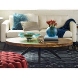 Parq Amber Oval Coffee Table by Moe's Home at Eve Furniture