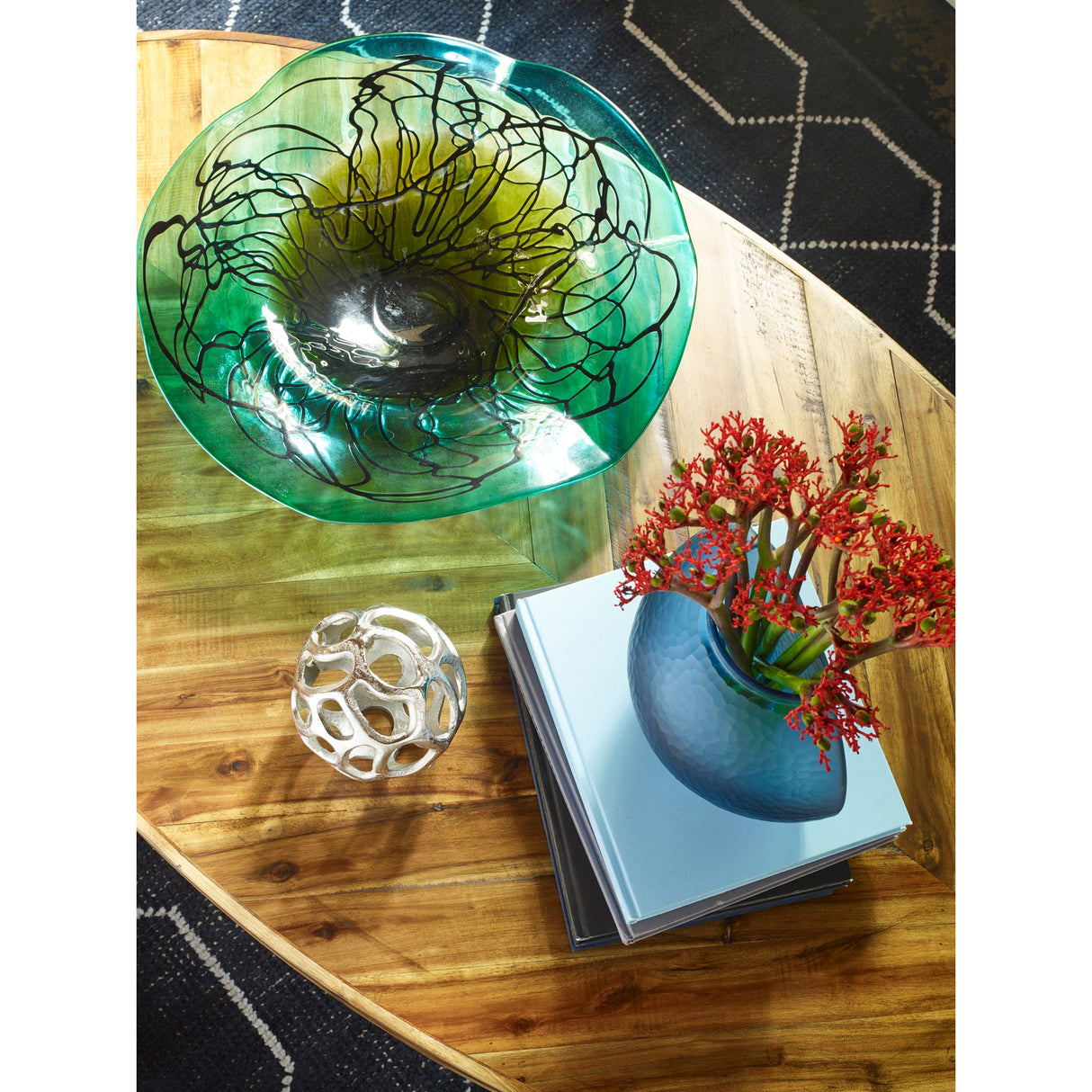 Parq Amber Oval Coffee Table by Moe's Home at Eve Furniture