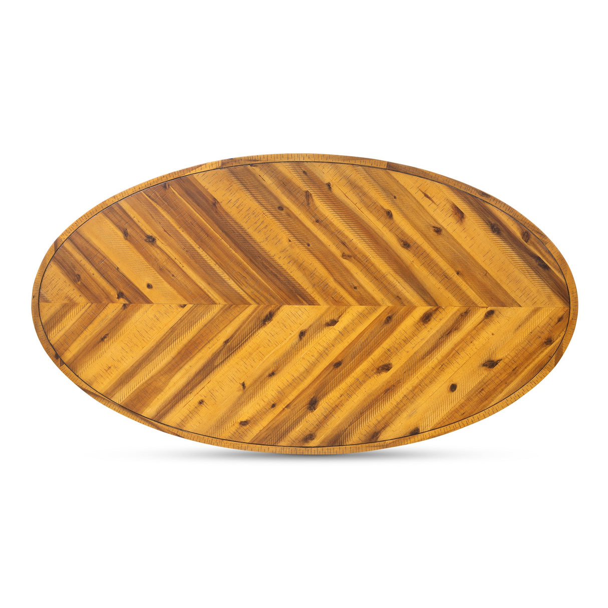 Parq Amber Oval Coffee Table by Moe's Home at Eve Furniture