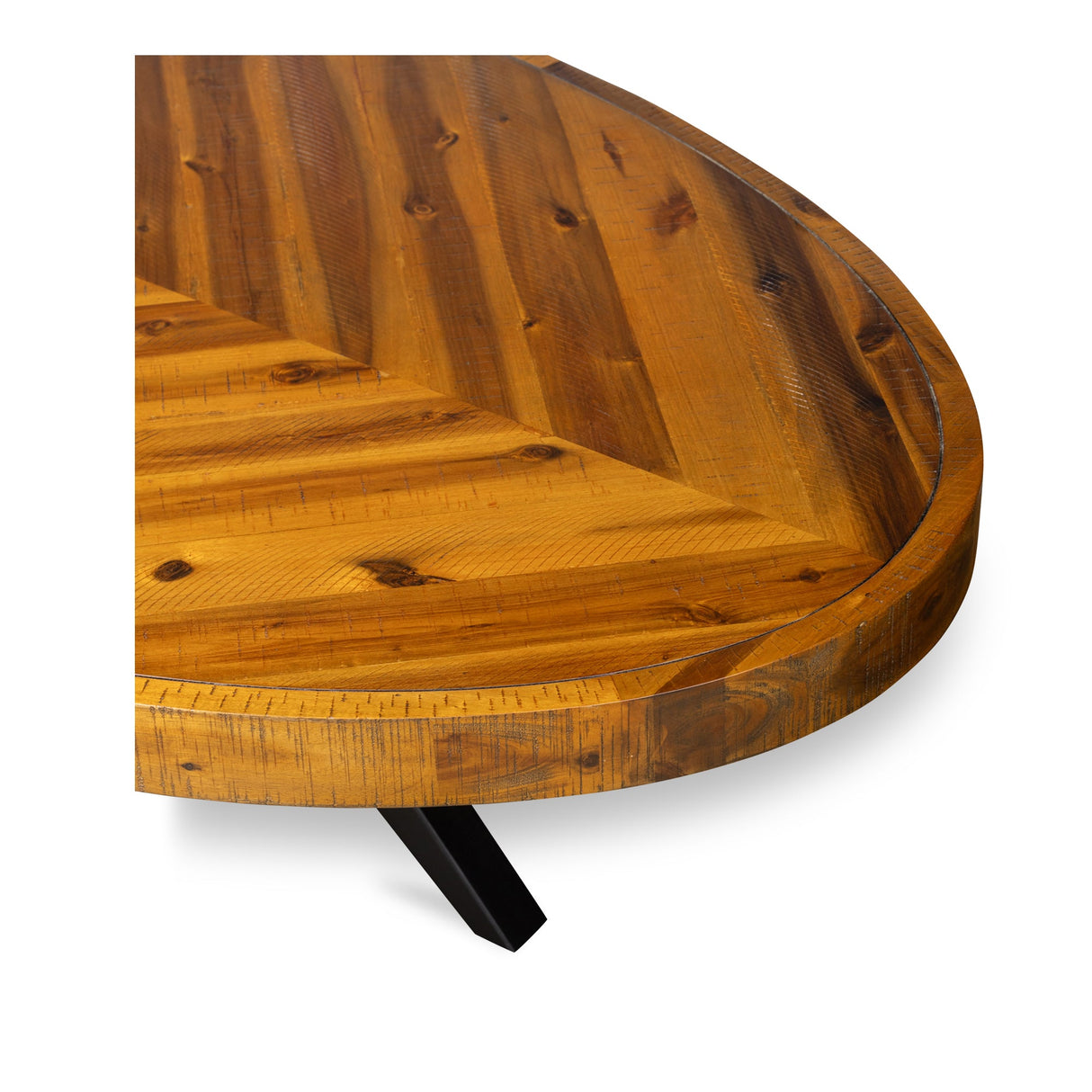 Parq Amber Oval Coffee Table by Moe's Home at Eve Furniture