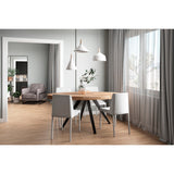 Parq Amber Oval Dining Table by Moe's Home at Eve Furniture
