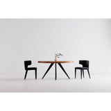 Parq Amber Oval Dining Table by Moe's Home at Eve Furniture