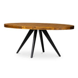Parq Amber Oval Dining Table by Moe's Home at Eve Furniture