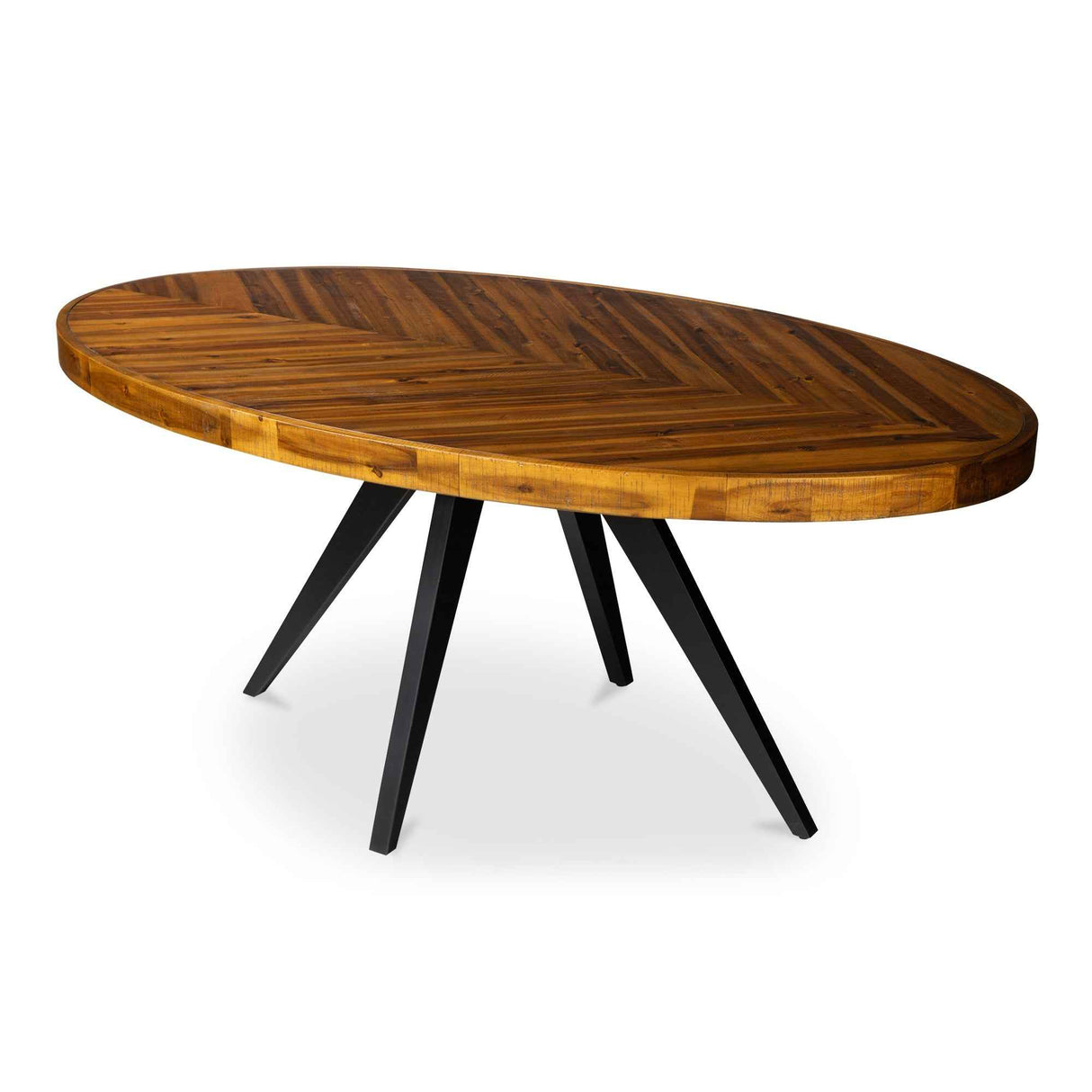 Parq Amber Oval Dining Table by Moe's Home at Eve Furniture