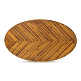 Parq Amber Oval Dining Table by Moe's Home at Eve Furniture
