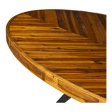 Parq Amber Oval Dining Table by Moe's Home at Eve Furniture