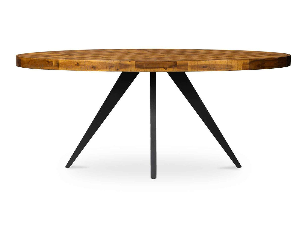 Parq Amber Oval Dining Table by Moe's Home at Eve Furniture