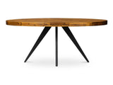 Parq Amber Oval Dining Table by Moe's Home at Eve Furniture